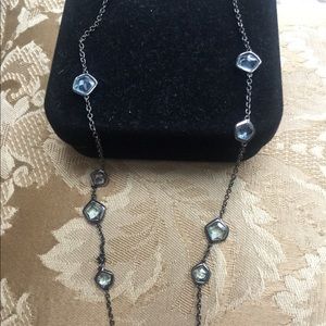 IPPOLITA Dark SS Multi Station W/Blue Topaz